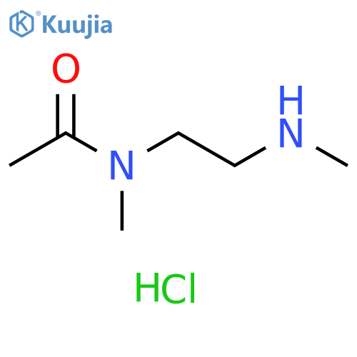 Acetamide, N-methyl-N-[2-(methylamino)ethyl]-, hydrochloride (1:2) structure