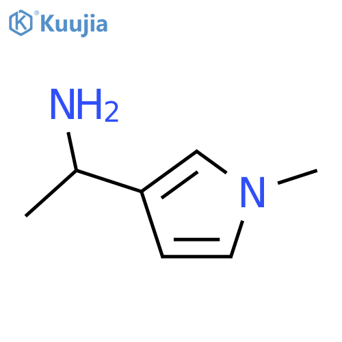 1-(1-methyl-1H-pyrrol-3-yl)ethan-1-amine structure