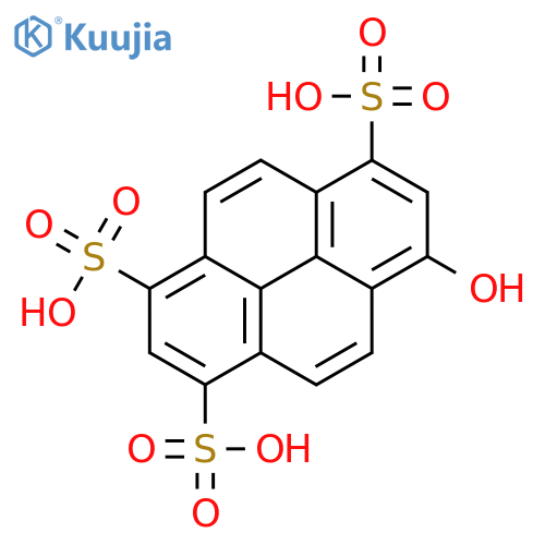 1,3,6-Pyrenetrisulfonicacid, 8-hydroxy- structure