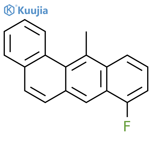 8-fluoro-12-methylbenzo[a]anthracene structure