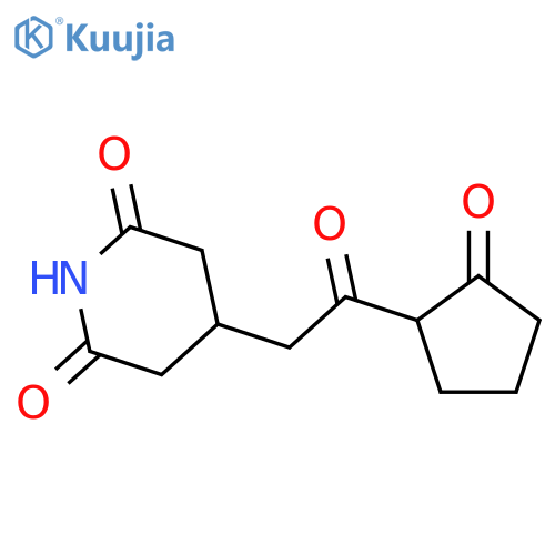 2,6-Piperidinedione,4-[2-oxo-2-(2-oxocyclopentyl)ethyl]- structure