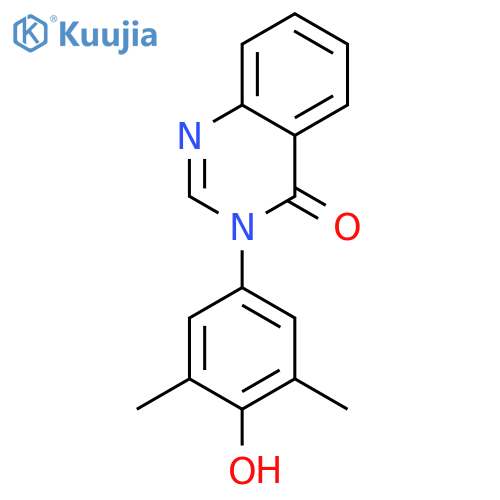 4(3H)-Quinazolinone,3-(4-hydroxy-3,5-dimethylphenyl)- structure