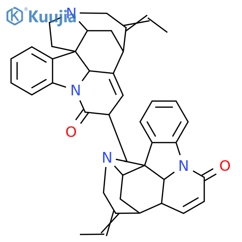 [2,10'-Bi-12H-1,12-ethano-9H-pyrido[1,2,3-lm]pyrrolo[2,3-d]carbazole]-9,9'-dione,14,14'-diethylidene-2,2',3,3',10,11'a,11b,11'b,13,13',13a,13'a-dodecahydro-,(2R,3aR,3'aR,11'aS,11bS,11'bS,12S,12'R,13aS,13'aS,14E,14'E)- structure