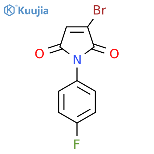 3-Bromo-1-(4-fluorophenyl)-1H-pyrrole-2,5-dione structure