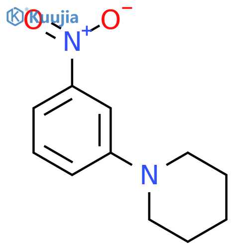 1-(3-nitrophenyl)piperidine structure