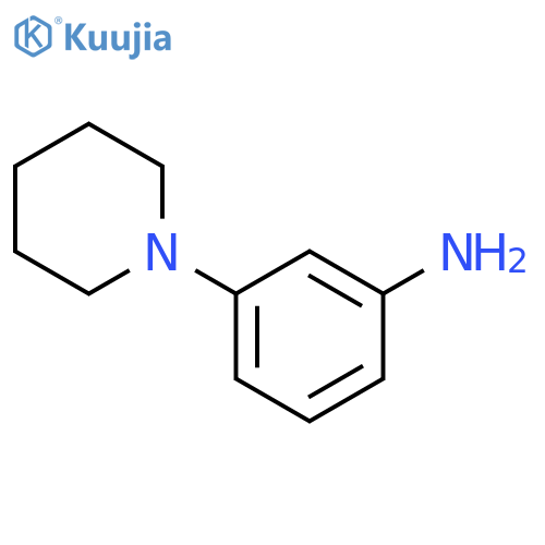 3-(Piperidin-1-yl)aniline structure