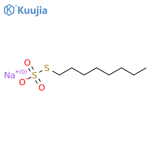 Sodium S-octyl sulfurothioate structure