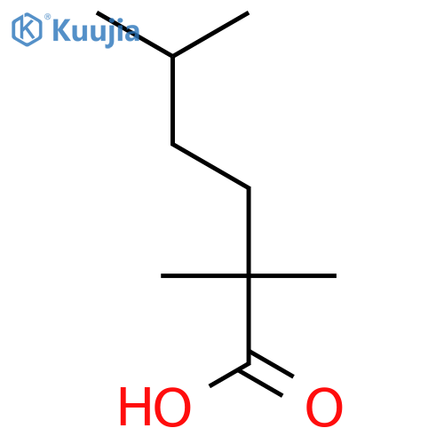 2,2,5-trimethylhexanoic acid structure