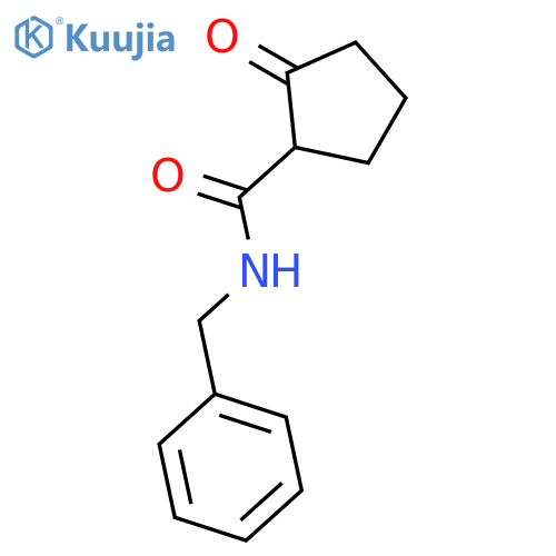 N-Benzyl-2-oxocyclopentane-1-carboxamide structure