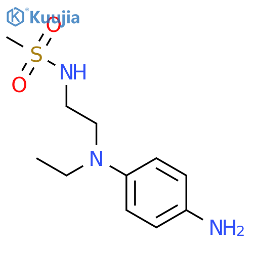 Methanesulfonamide,N-[2-[(4-aminophenyl)ethylamino]ethyl]- structure