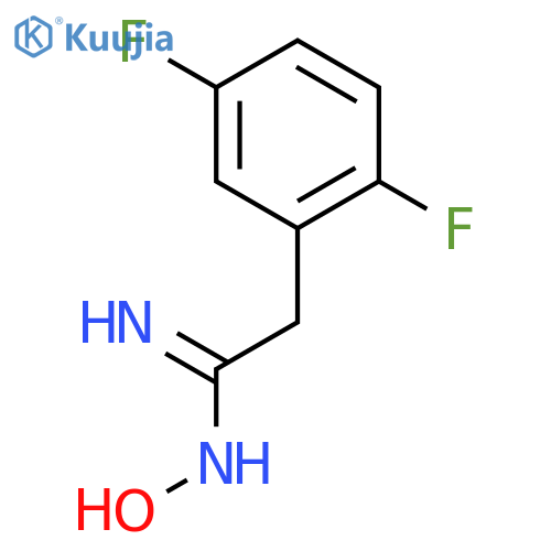2-(2,5-Difluorophenyl)-N-hydroxyacetimidamide structure