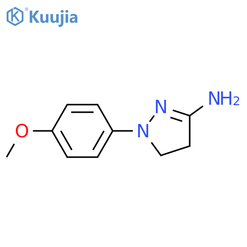 1H-Pyrazol-3-amine,4,5-dihydro-1-(4-methoxyphenyl)- structure