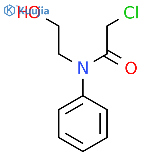 2-Chloro-N-(2-hydroxyethyl)-N-phenylacetamide structure
