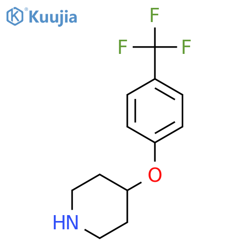 4-[4-(trifluoromethyl)phenoxy]piperidine structure