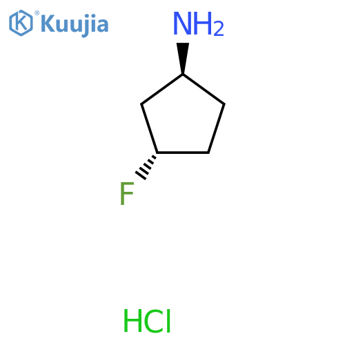 (1S,3S)-3-Fluorocyclopentan-1-amine (hydrochloride) structure