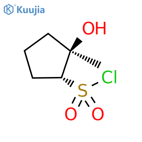 Cyclopentanesulfonyl chloride, 2-hydroxy-2-methyl-, (1R,2R)- structure