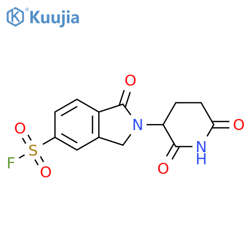 2-(2,6-Dioxopiperidin-3-yl)-1-oxoisoindoline-5-sulfonyl fluoride structure