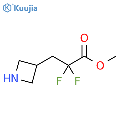 Methyl α,α-difluoro-3-azetidinepropanoate structure