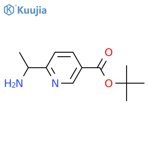 tert-butyl 6-(1-aminoethyl)pyridine-3-carboxylate structure