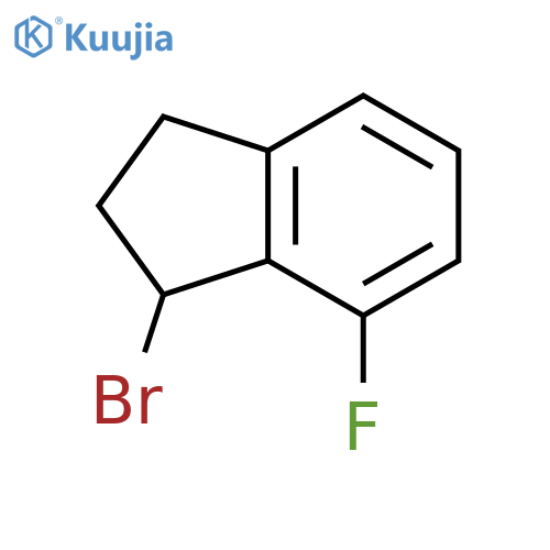 1-bromo-7-fluoro-2,3-dihydro-1H-indene structure