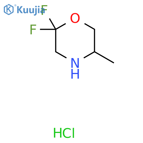 2,2-Difluoro-5-methylmorpholine hydrochloride structure