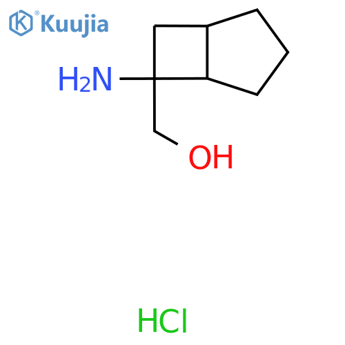{6-Aminobicyclo[3.2.0]heptan-6-yl}methanol hydrochloride structure