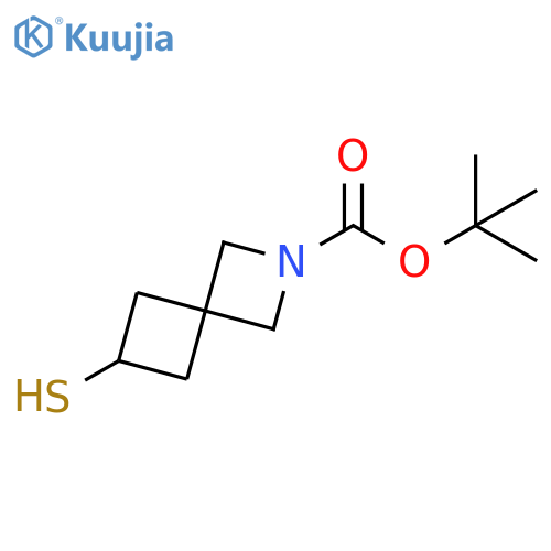 tert-butyl 6-sulfanyl-2-azaspiro3.3heptane-2-carboxylate structure