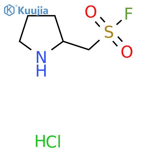 (Pyrrolidin-2-yl)methanesulfonyl fluoride hydrochloride structure