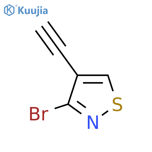 3-Bromo-4-ethynyl-1,2-thiazole structure