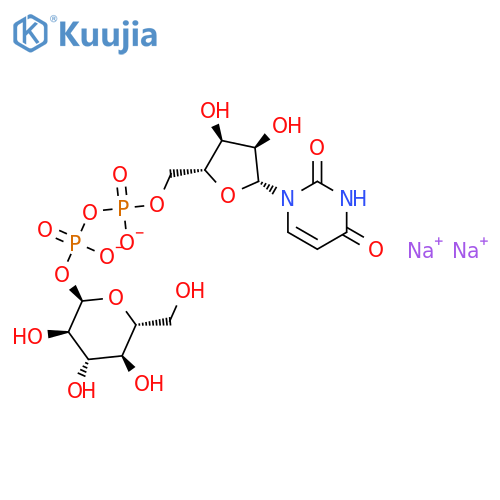 Uridine 5'-diphosphoglucose disodium salt structure