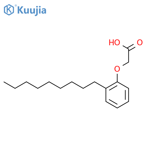 Acetic acid,(nonylphenoxy)- structure