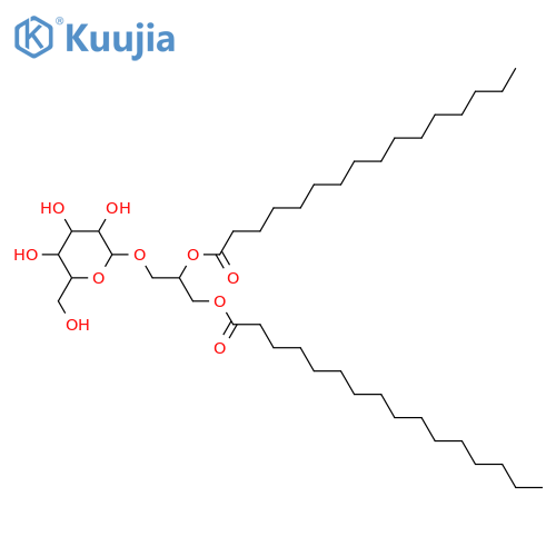 Glycerol 1,2-dialkanoates; Glycerol 1,2-dihexadecanoate, 3-O-β-D-Galactopyranoside structure
