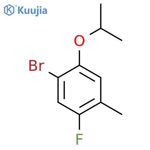 1-Bromo-5-fluoro-2-isopropoxy-4-methylbenzene structure