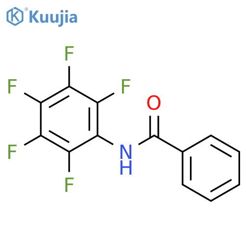 Benzamide, N-(pentafluorophenyl)- structure