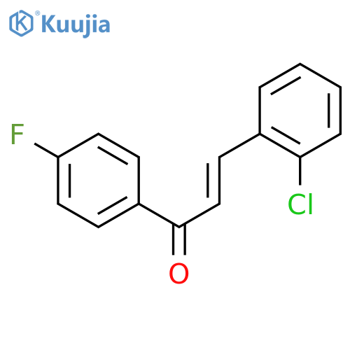 2-Chloro-4'-fluorochalcone structure