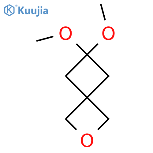 6,6-Dimethoxy-2-oxaspiro[3.3]heptane structure