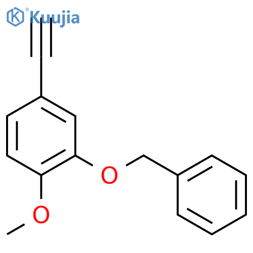 2-(Benzyloxy)-4-ethynyl-1-methoxybenzene structure