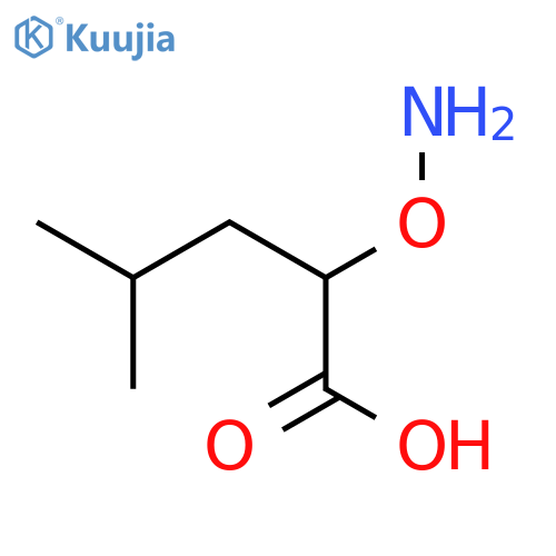 2-(aminooxy)-4-methylpentanoic acid structure