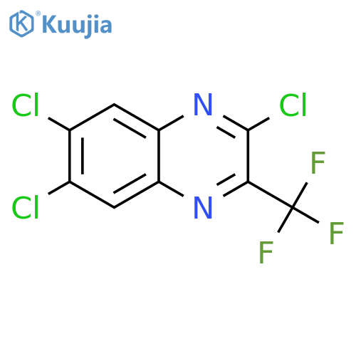 2,6,7-Trichloro-3-(trifluoromethyl)quinoxaline structure