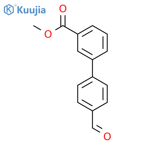 4-3-(Methoxycarbonyl)phenylbenzaldehyde structure