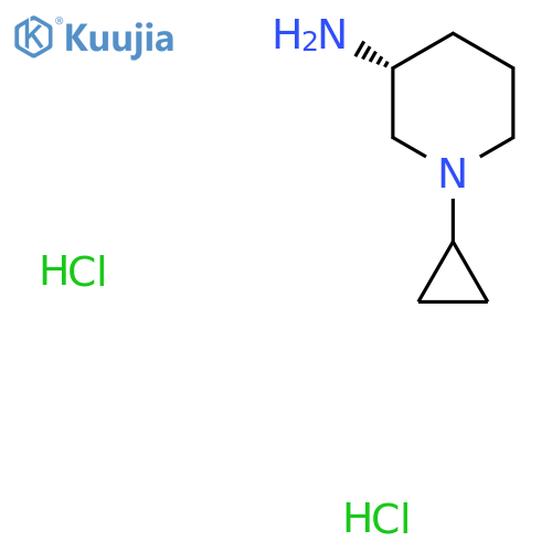 (3R)-1-Cyclopropylpiperidin-3-amine diHCl structure