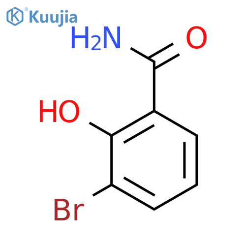 3-Bromo-2-hydroxybenzamide structure