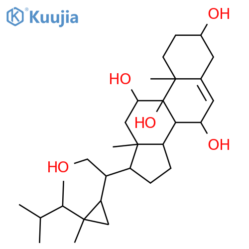 Gorgost-5-ene-3,7,9,11,21-pentol; (3β,7α,9α,11α,24R)-form structure