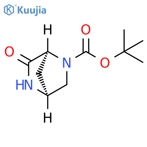 2,5-Diazabicyclo[2.2.1]heptane-2-carboxylic acid, 6-oxo-, 1,1-dimethylethyl ester, (1S,4S)- structure