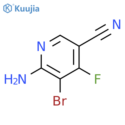 6-Amino-5-bromo-4-fluoro-nicotinonitrile structure