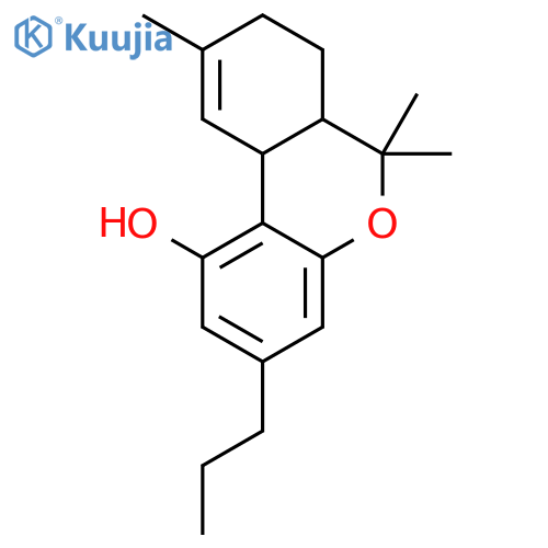 6H-Dibenzo[b,d]pyran-1-ol,6a,7,8,10a-tetrahydro-6,6,9-trimethyl-3-propyl- structure