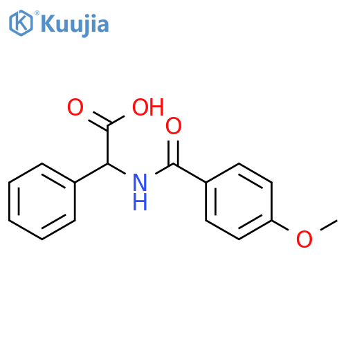 2-(4-Methoxyphenyl)formamido-2-phenylacetic Acid structure