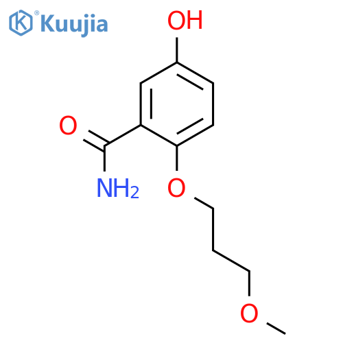 Benzamide,5-hydroxy-2-(3-methoxypropoxy)- structure
