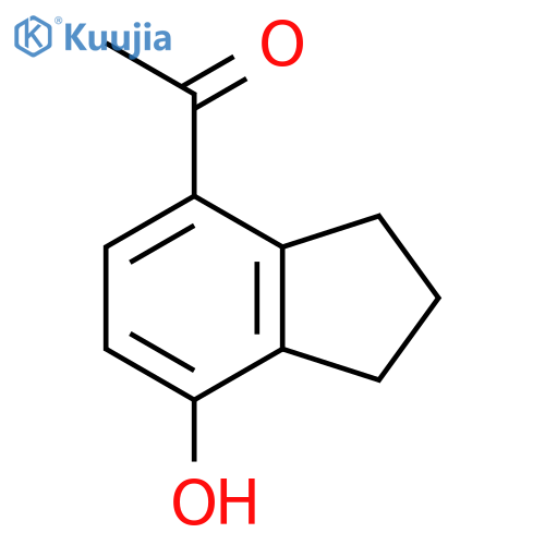 1-(7-Hydroxy-indan-4-yl)-ethanone structure