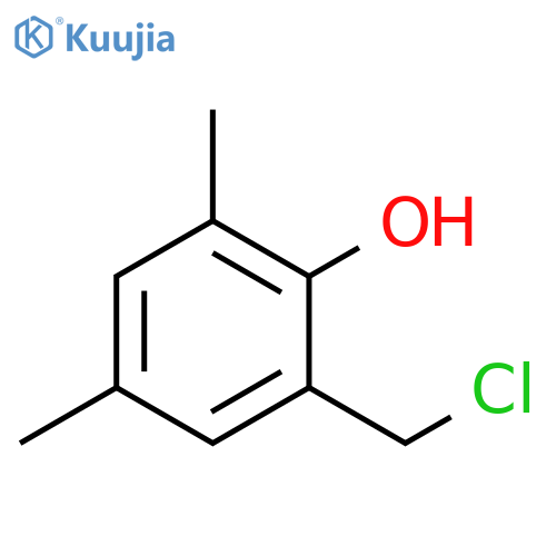 Phenol, 2-(chloromethyl)-4,6-dimethyl- structure